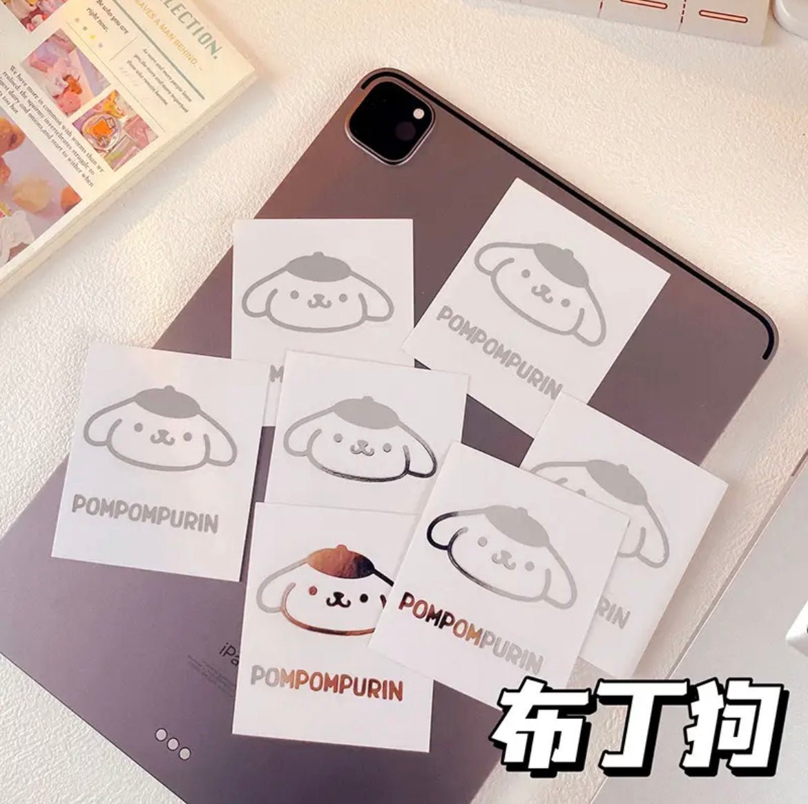 Sanrio 3pcs Metal Laptop Stickers