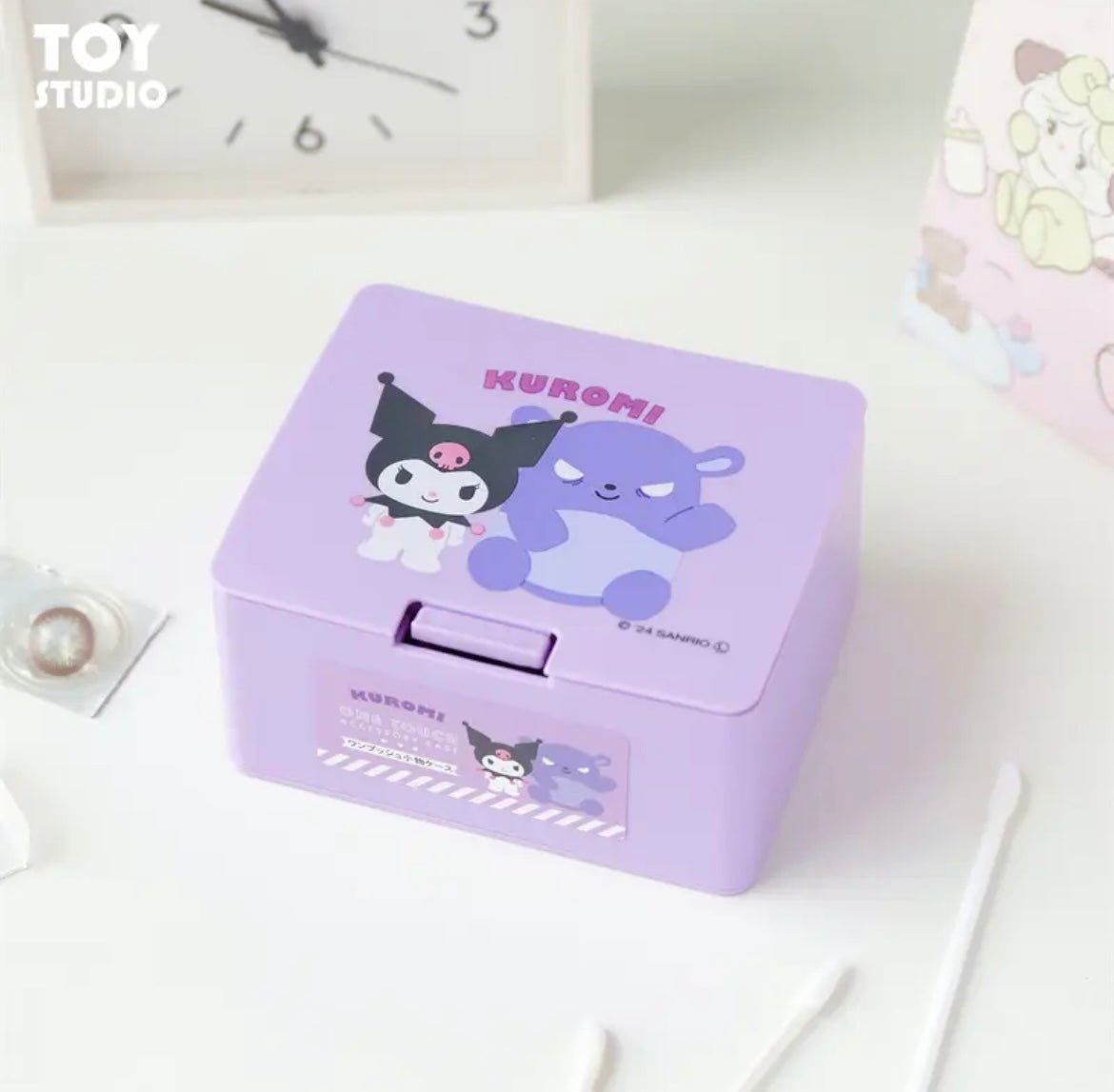 Sanrio Desktop Press Storage Box