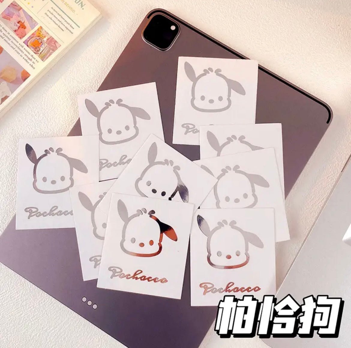 Sanrio 3pcs Metal Laptop Stickers