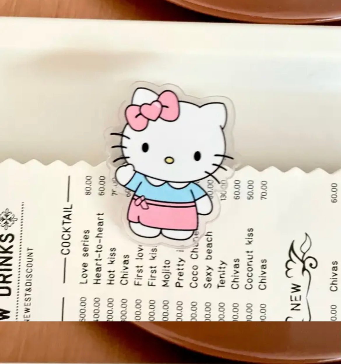 Sanrio Acrylic Sealing Clip