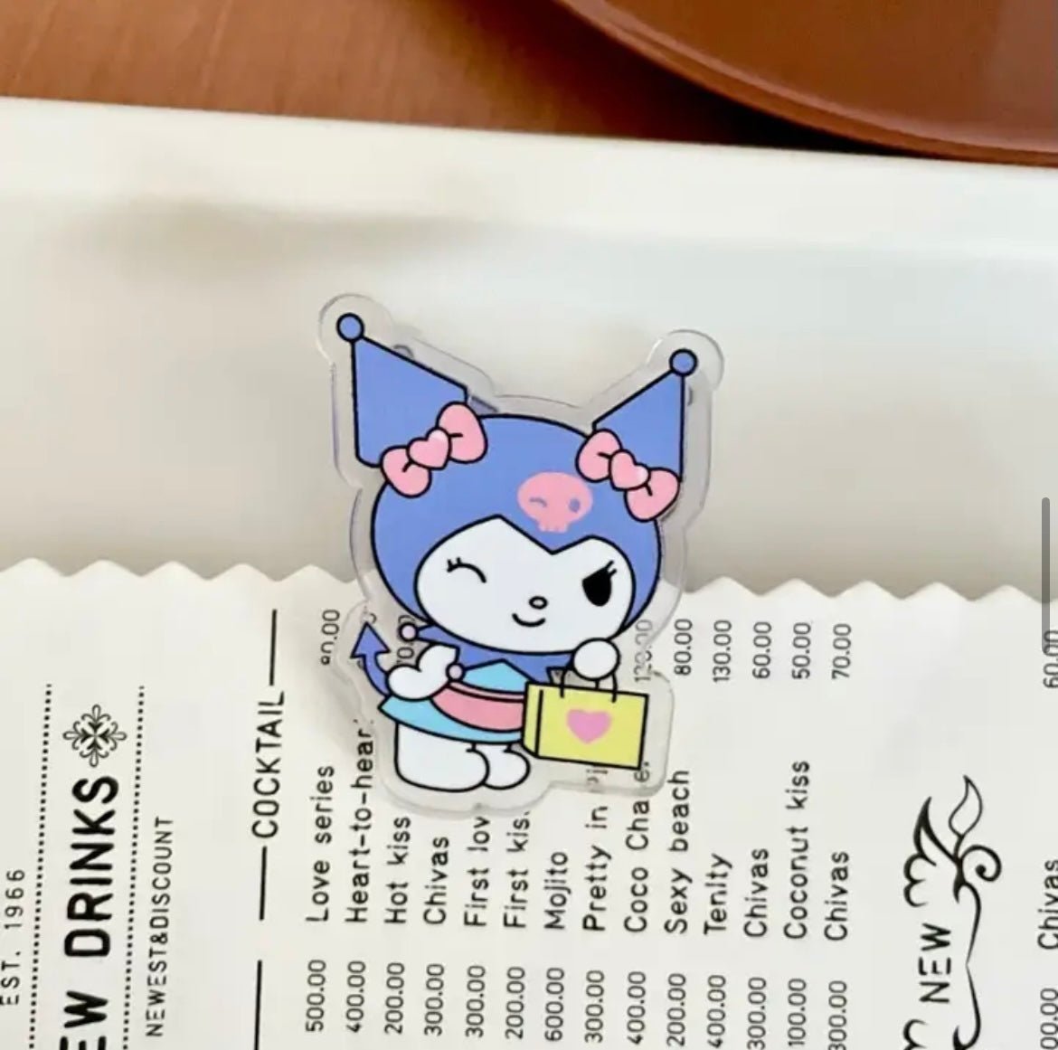 Sanrio Acrylic Sealing Clip